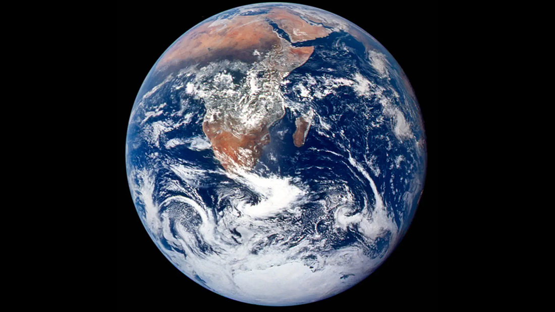 The first image of the whole of the Earth.